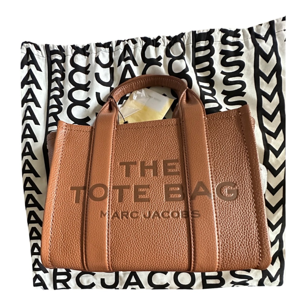 Marc Jacobs The Leather Mini Tote Bag in Argan Oil